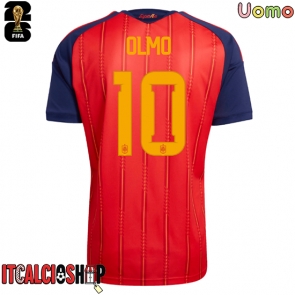 Spagna Dani Olmo #10 Prima Maglia Mondiali 2026 Manica Corta